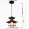 Industrial Rustic Farmhouse Ceiling Light Fixture Vintage Iron Cage Chandelier Pendant For Indoor H 1