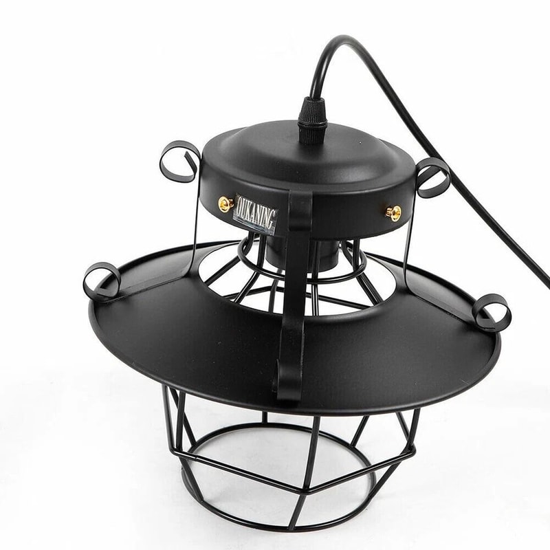 Industrial Rustic Farmhouse Ceiling Light Fixture Vintage Iron Cage Chandelier Pendant For Indoor H 3