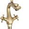 Antique Dragon Brass Faucet For Kitchen Bar Vintage Dual Handle Statement Piece 0