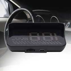 universal gps hud head up display with digital speedometer & overspeed alarm