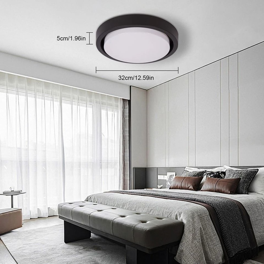Modern LED Ceiling Light Flush Mount Acrylic Lamp Energy Efficient Living Room Lighting 6