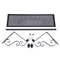 Durable Wall Mounted Coat Rack With Wrought Iron Coat Rack Shelf Hanging Rod Space Saving Closet O 2