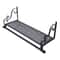 Durable Wall Mounted Coat Rack With Wrought Iron Coat Rack Shelf Hanging Rod Space Saving Closet O 3