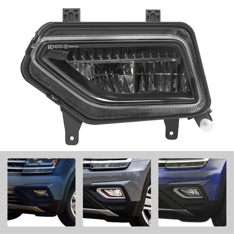 Front Left Halogen Fog Light Assembly For Volkswagen Atlas Direct Replacement 2