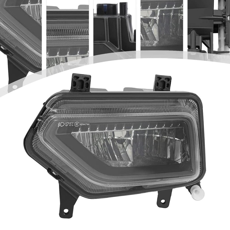 Front Left Halogen Fog Light Assembly For Volkswagen Atlas Direct Replacement 3