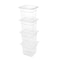Clear Polycarbonate Size Food Pan Set With Lids Commercial Storage Prep Pans 2