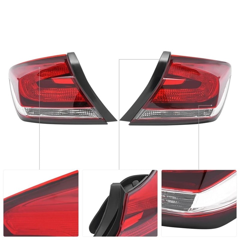 Honda Civic Tail Light Set Left Right Rear Brake Lamps 1