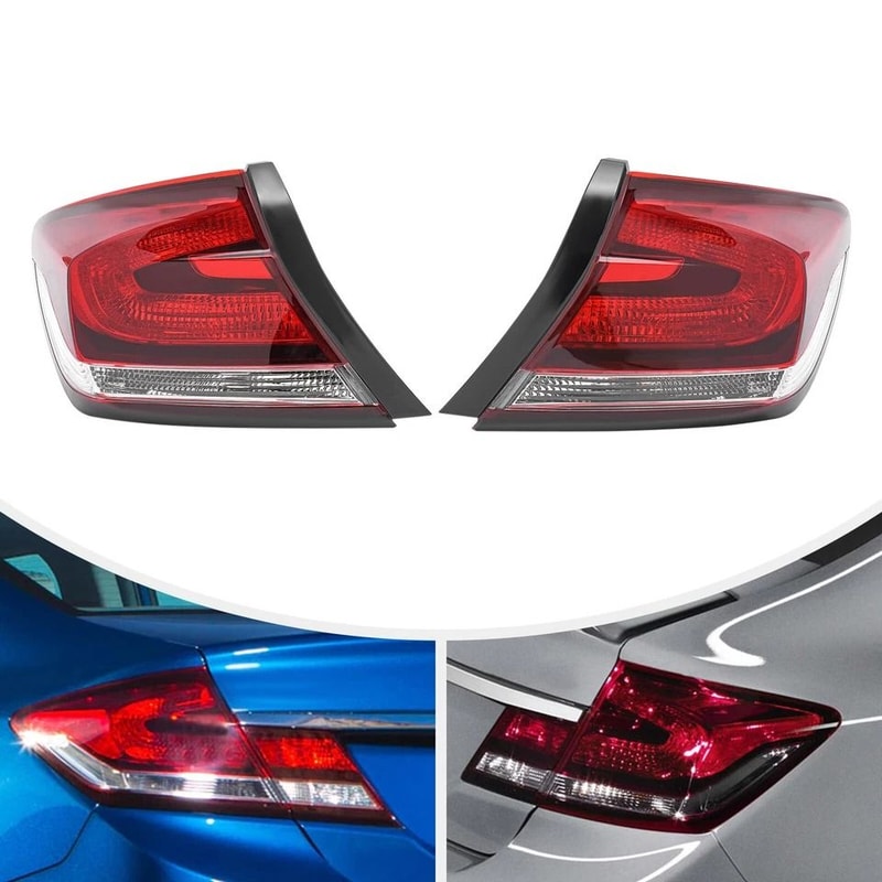 Honda Civic Tail Light Set Left Right Rear Brake Lamps 3