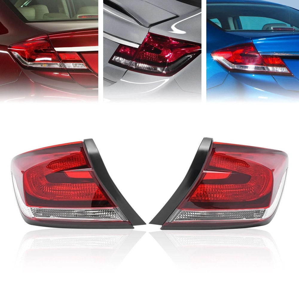 Honda Civic Tail Light Set Left Right Rear Brake Lamps 7