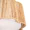 Rustic Rattan Ceiling Light Fixture Boho Flush Mount Chandelier Lamp 7