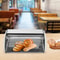 Premium Stainless Steel Kitchen Bread Box Sleek Countertop Bread Bin For Fresh Storage 2