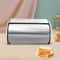 Premium Stainless Steel Kitchen Bread Box Sleek Countertop Bread Bin For Fresh Storage 3