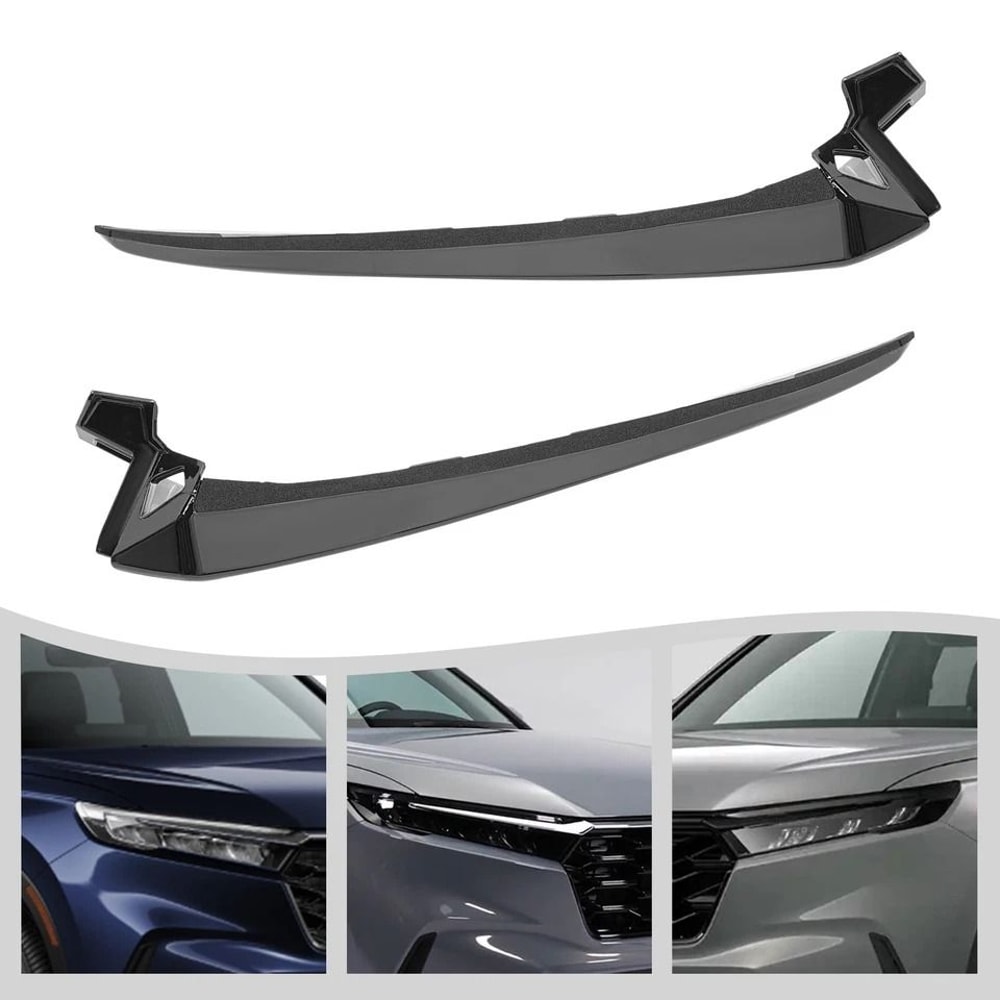 Premium Front Headlight Trim Molding For Honda CRV Left Right Fit 1
