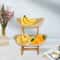 Premium Tier Fruit Basket Bamboo Fruit Bowl Stand Ceramic Fruit Storage Bowl Organizer 2