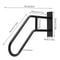 Outdoor Handrails For Stairs Non Slip Grab Bar Wall Mount Safety Rail 2