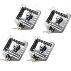 premium stainless steel t handle tool box latch & trailer door lock set