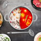 Premium Stainless Steel Dual Sided Hot Pot Cooking Pot With Lid Perfect Hot Pot Cooking Pot For Hom 1