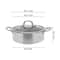 Premium Stainless Steel Dual Sided Hot Pot Cooking Pot With Lid Perfect Hot Pot Cooking Pot For Hom 5