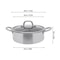 Premium Stainless Steel Dual Sided Hot Pot Cooking Pot With Lid Perfect Hot Pot Cooking Pot For Hom 5