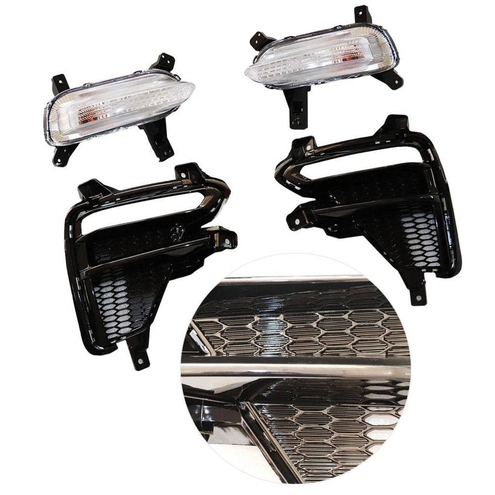 Premium Kia Forte Fog Lights Daytime Running Lamp Set 2