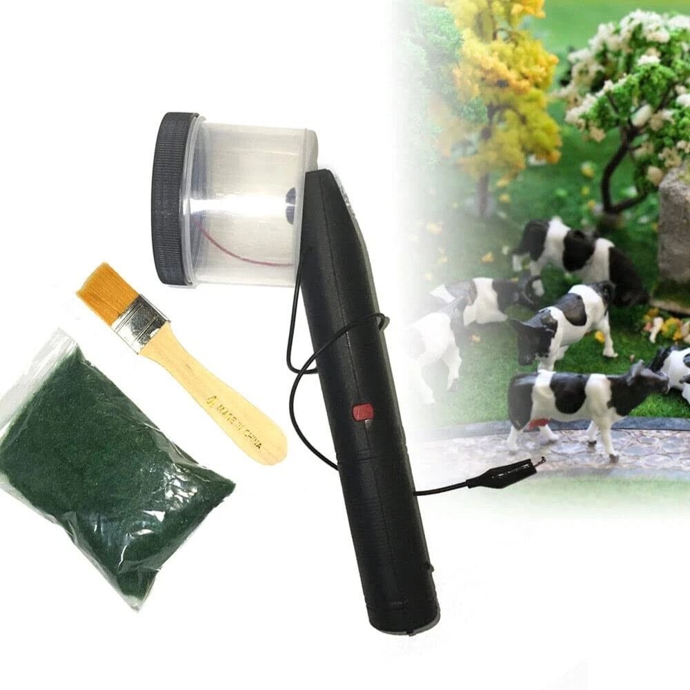 Premium Static Grass Applicator Professional Scenery Flocking Machine Tool For Model Terrain 0