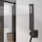 Matte Black Handheld Shower Head With Wall Connector Square Design 2
