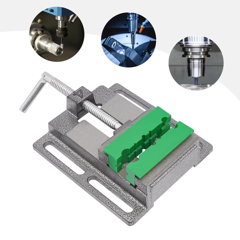 Mini Bench Vise Drill Press Table Clamp For CNC Milling And DIY Work 3