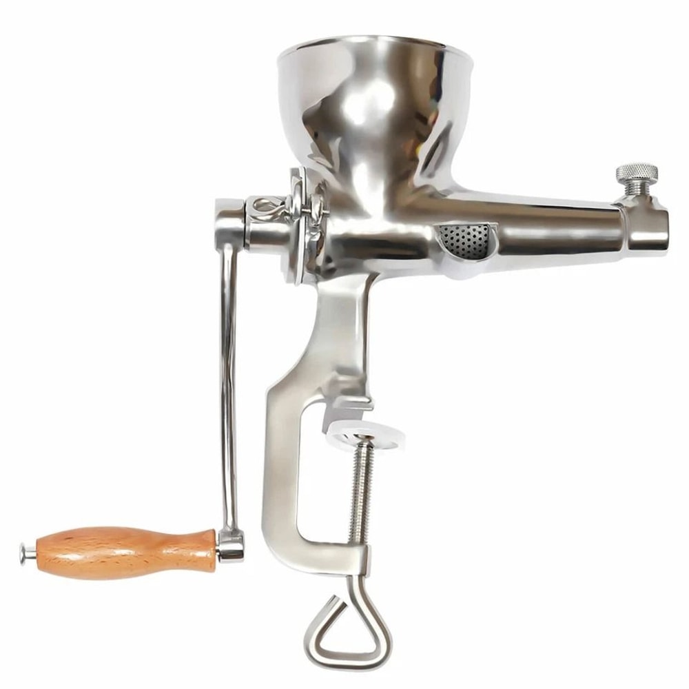 Stainless Steel Manual Wheatgrass Juicer Hand Crank Fruit Vegetable Extractor 2