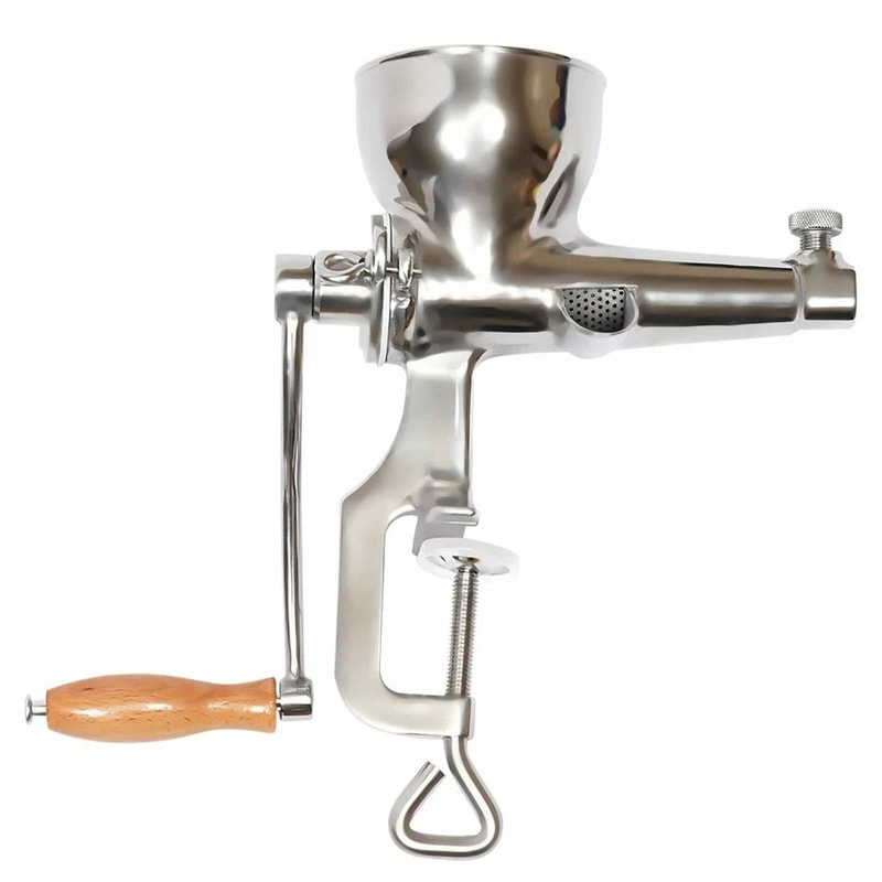 Stainless Steel Manual Wheatgrass Juicer Hand Crank Fruit Vegetable Extractor 2