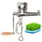 Stainless Steel Manual Wheatgrass Juicer Hand Crank Fruit Vegetable Extractor 0