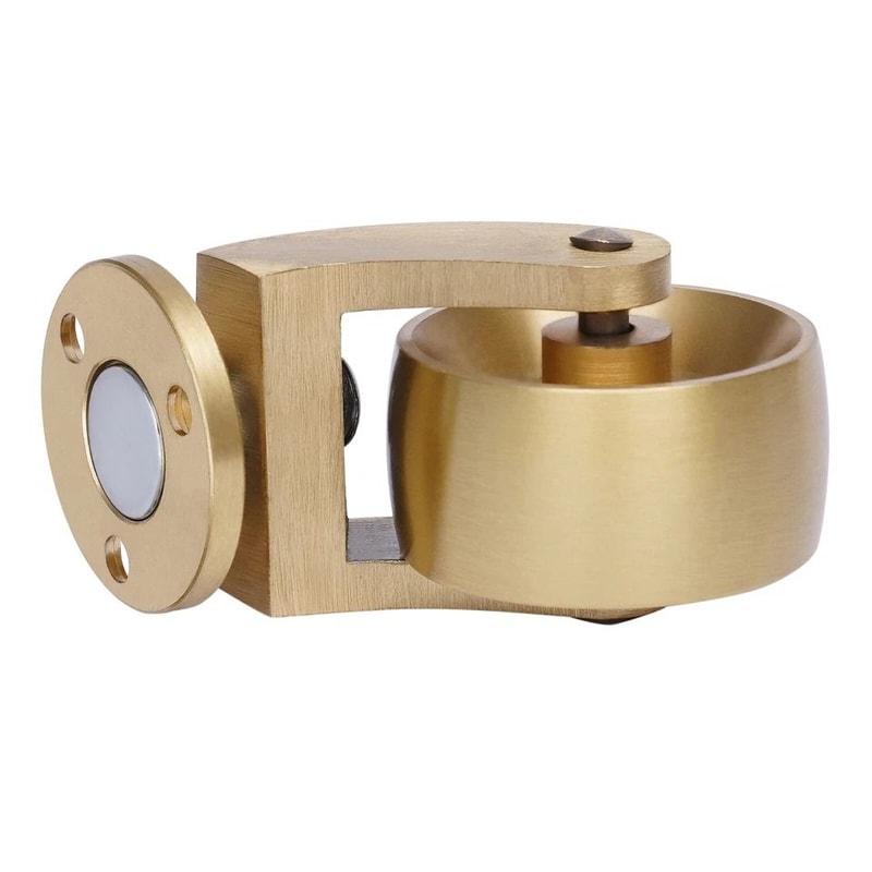 Brass Swivel Plate Caster Wheels For Furniture And Carts 3