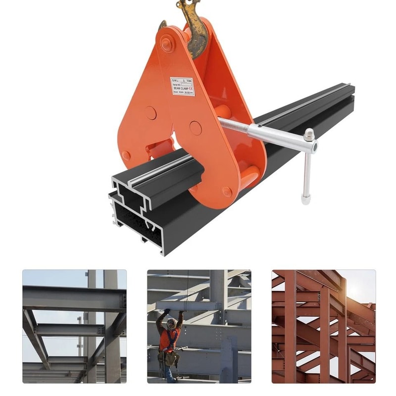 Adjustable Vertical Beam Lifting Clamp For Secure Beam Handling 1