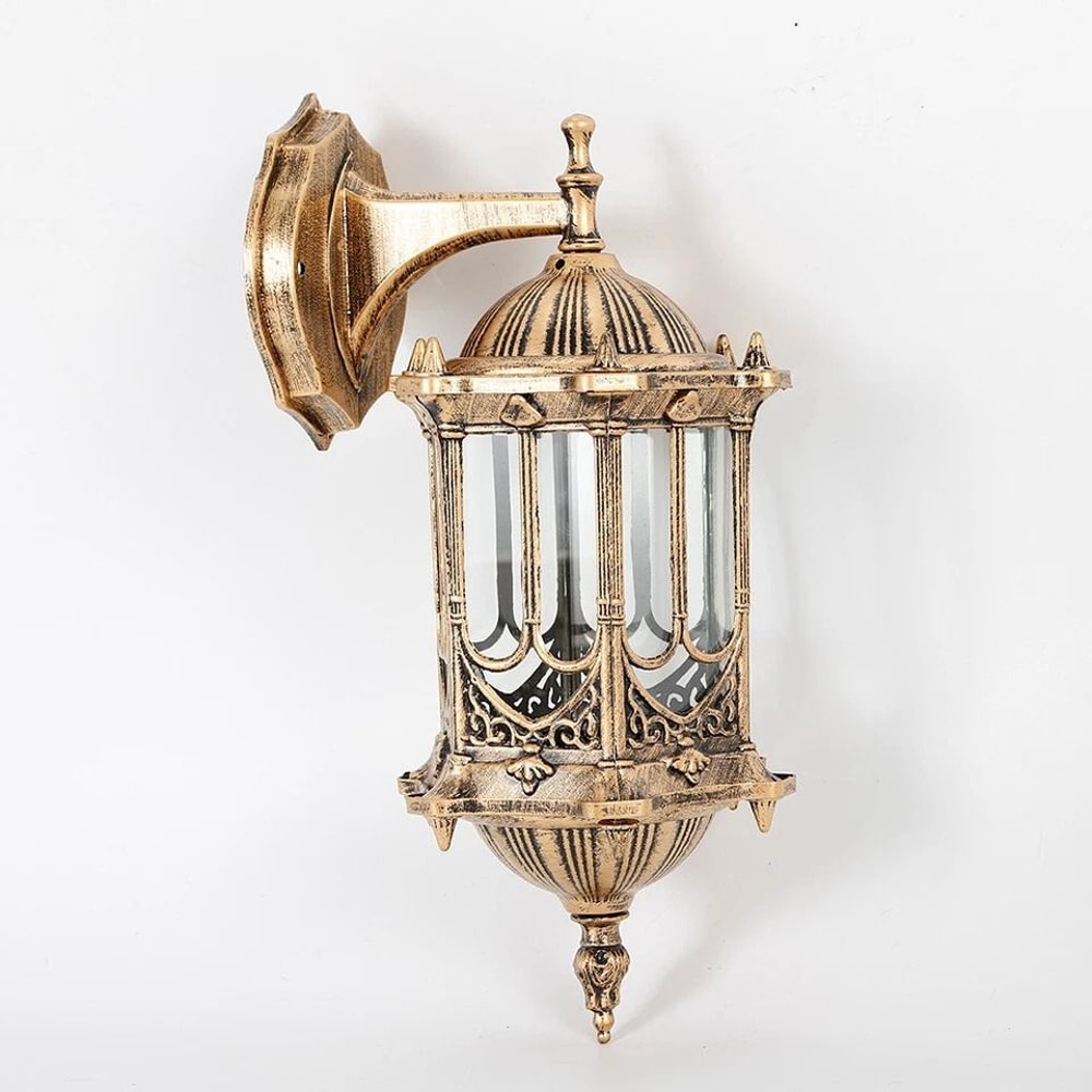Antique Bronze Outdoor Wall Lantern Porch Garden Light 2