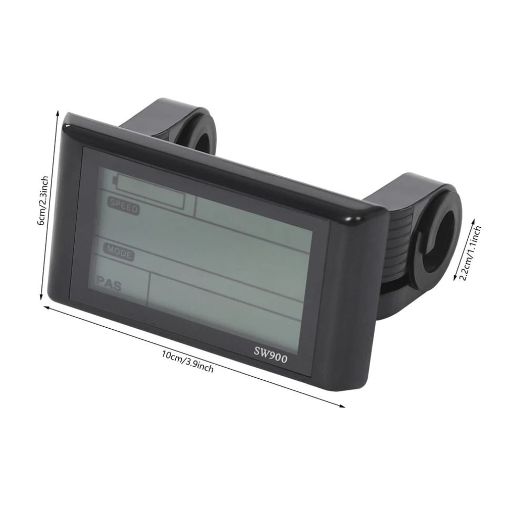 LCD Display Electric Bike Speed Meter For Handlebar Control 1