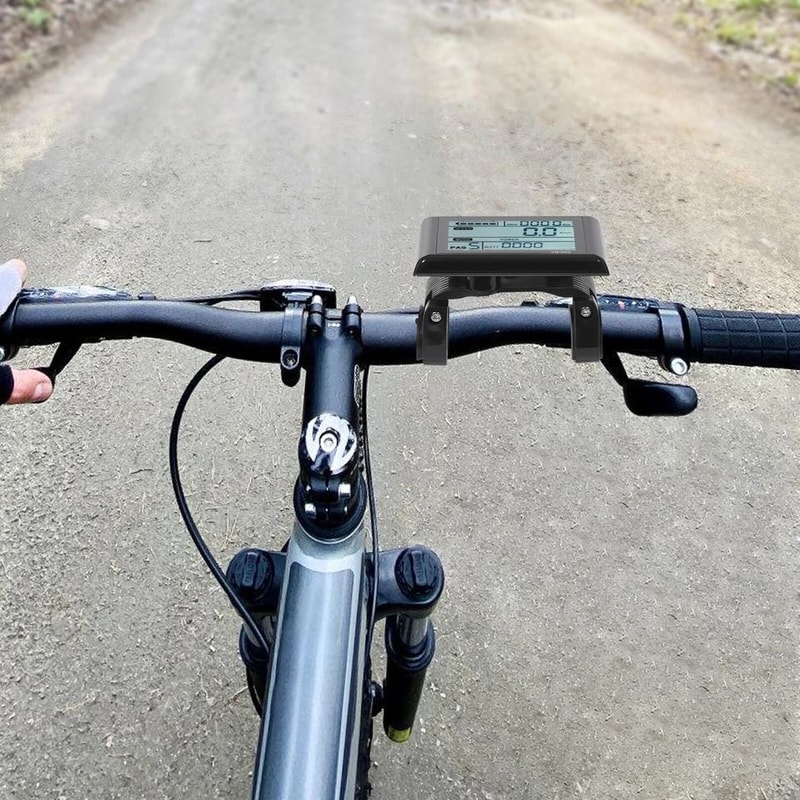 LCD Display Electric Bike Speed Meter For Handlebar Control 3