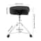 Adjustable Drum Throne With Thick Padded Seat Black Drummers Stool And Guitar Chair 1