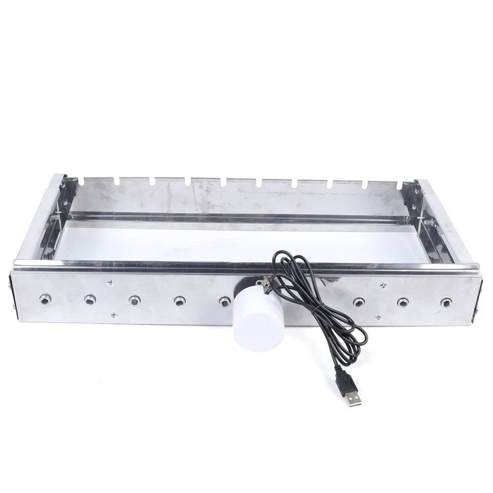 Skewer Automatic BBQ Skewer Grill Stainless Steel Rotating Rotisserie Rack 4
