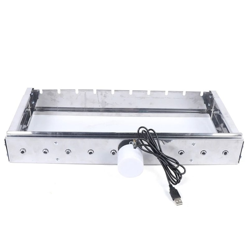 Skewer Automatic BBQ Skewer Grill Stainless Steel Rotating Rotisserie Rack 4
