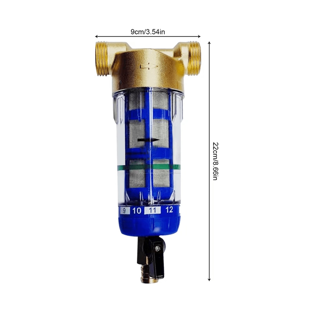 Micron Spin Down Whole House Sediment Water Filter With FNPT 2