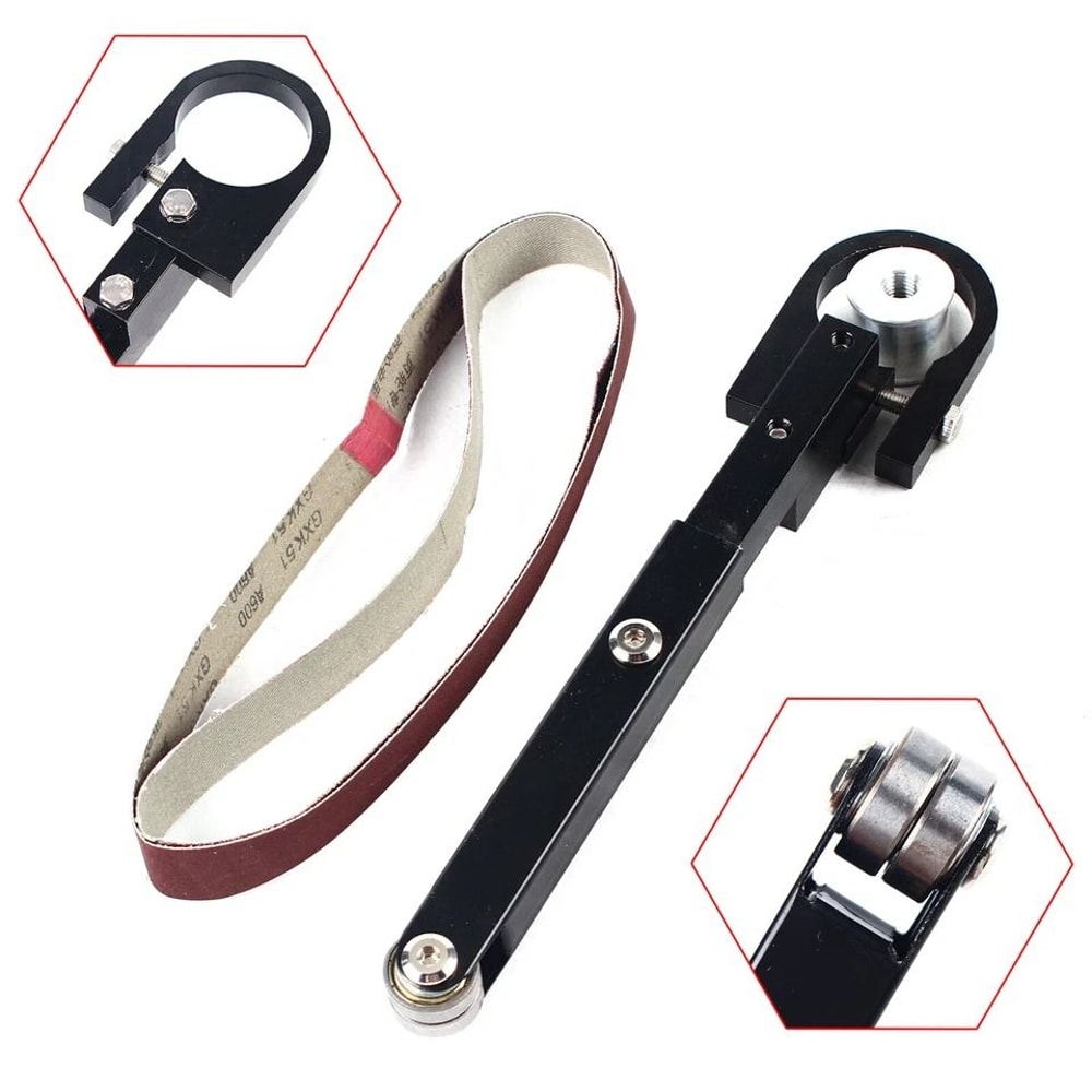 Angle Grinder Belt Sander Attachment For Grinder Sanding And Polishing 2