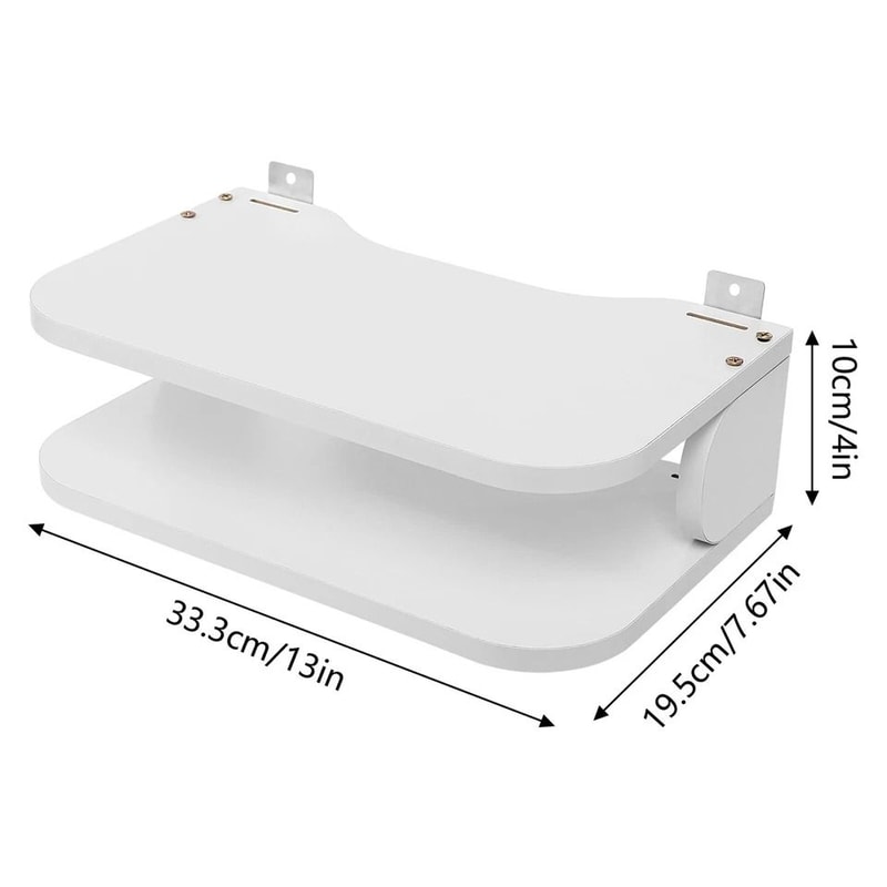 Adjustable TV Top Shelf Set Top Box Holder For Monitor Storage 5