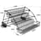 Pull Down Spice Rack Cabinet Organizer Metal Kitchen Storage Shelf 2