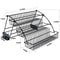 Pull Down Spice Rack Cabinet Organizer Metal Kitchen Storage Shelf 2