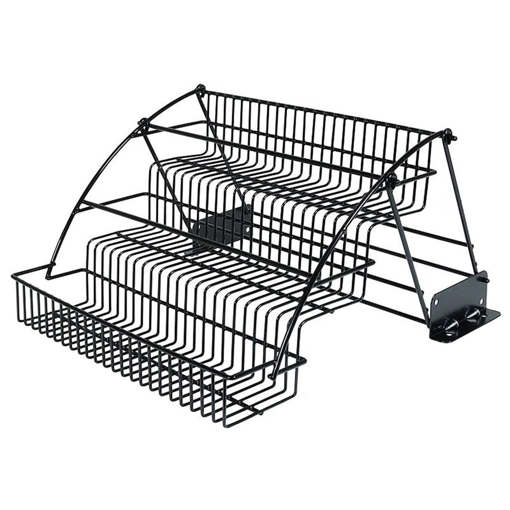 Pull Down Spice Rack Cabinet Organizer Metal Kitchen Storage Shelf 4