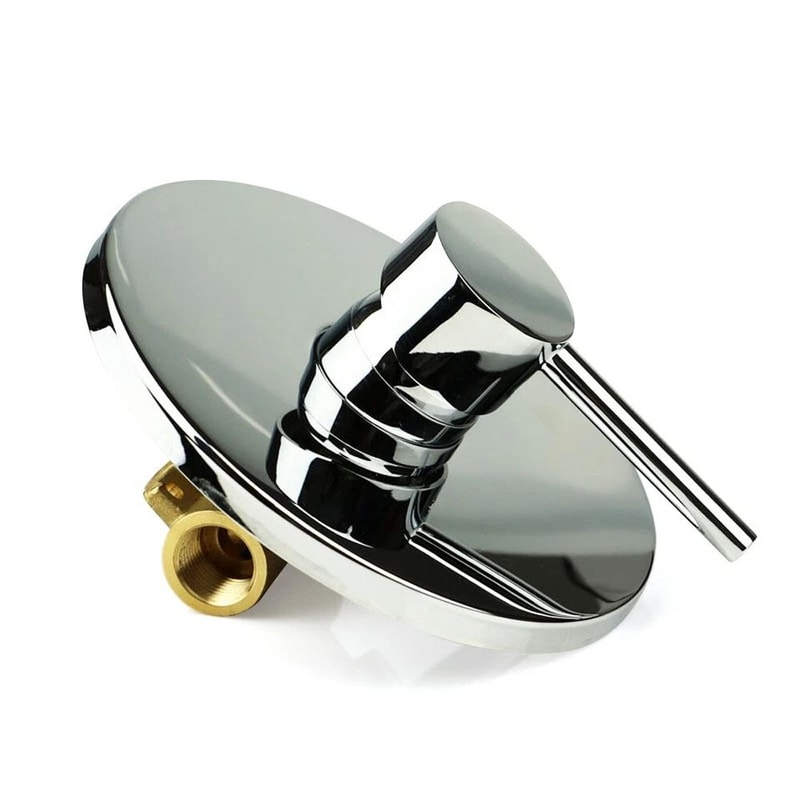 Single Handle Shower Valve Brass Wall Mount Hot Cold Bath Mixer Faucet 2