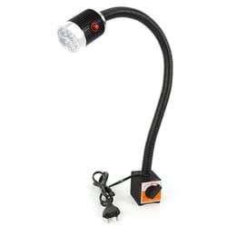magnetic led work light with flexible gooseneck for garage workshop and mechanic repairs