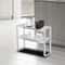 Compact Stainless Steel Work Table With Storage Shelf 1