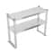 Compact Stainless Steel Work Table With Storage Shelf 2