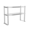 Compact Stainless Steel Work Table With Storage Shelf 3