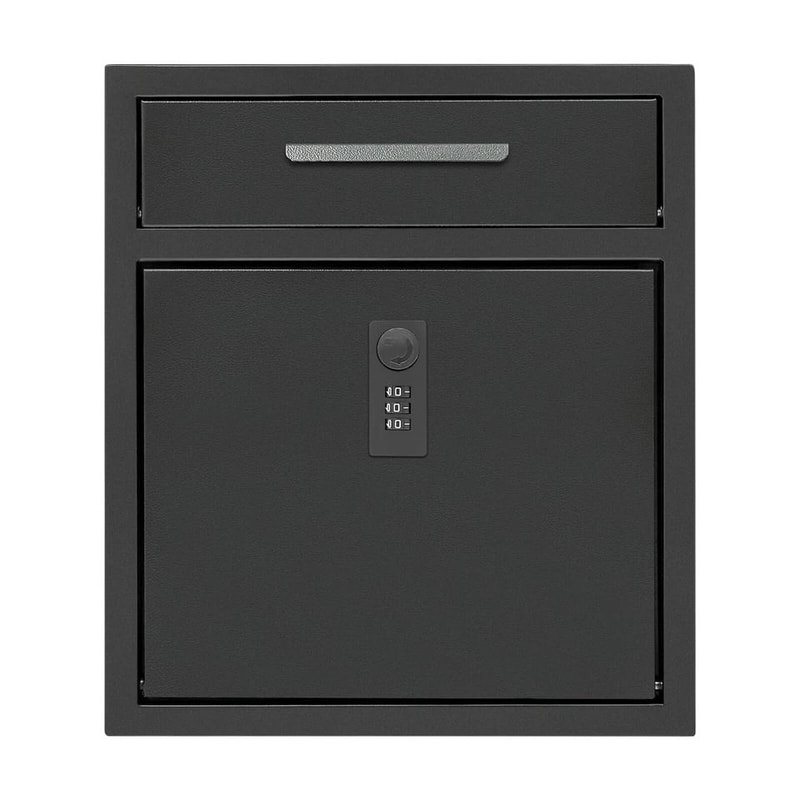 Heavy Duty Security Mailbox Wall Mount Locking Mailbox With Cast Steel Protection 2